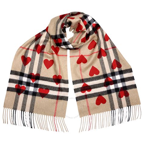 burberry cashmere red heart scarf|burberry cashmere scarf review.